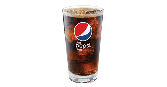 A glass of soda.