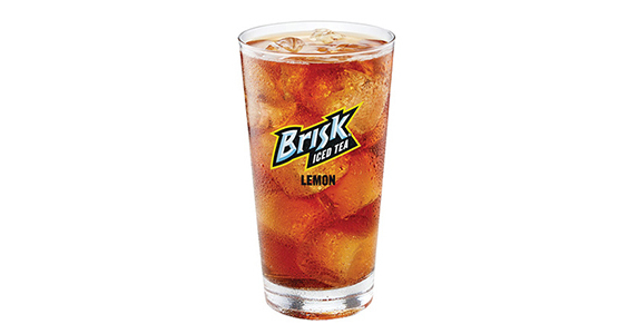 A glass of iced tea.